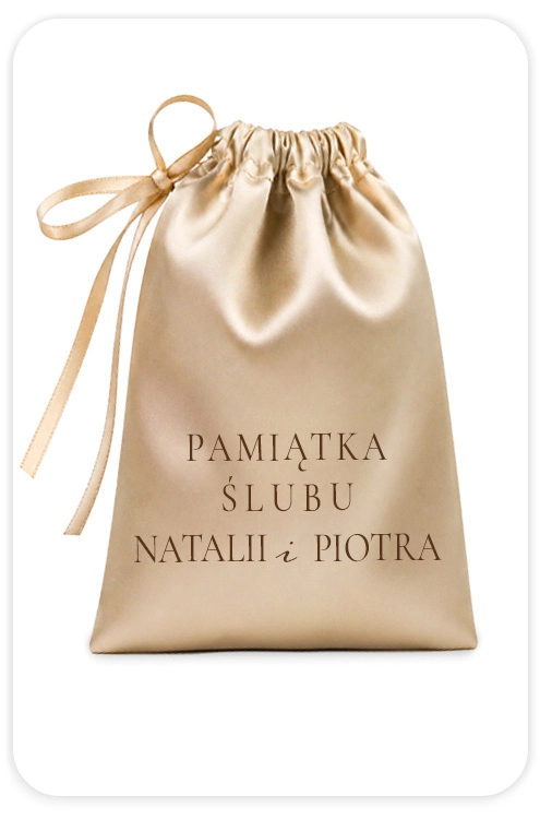 woreczek na białym tle