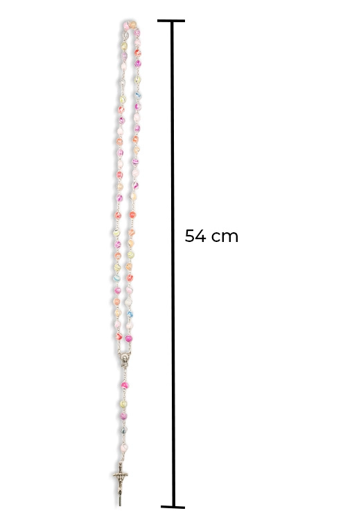 Wymiary różańca z miarką, 54 cm