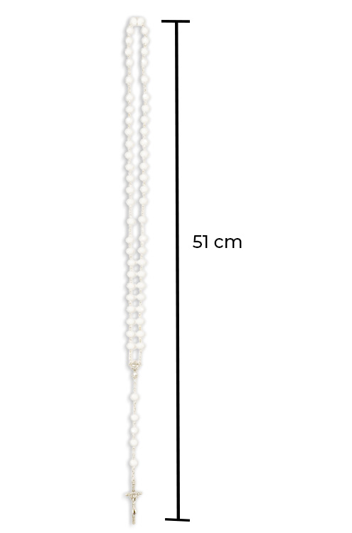 Wymiary różańca z miarką, 51 cm